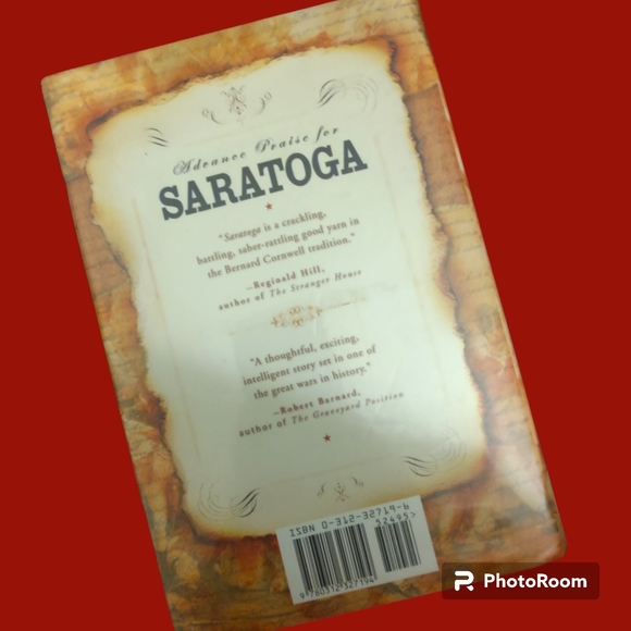 Saratoga / A Novel of the American Revolution / 1st edition David Garland - Picture 4 of 5